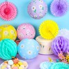 Baquler 18 Pcs Daisy Party Decorations Kit Spring Hanging Paper