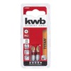 kwb 2 x 25mm PH2 Titanium Nitride Bits with Torsion