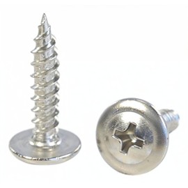 50 Qty #8 x 3/4" 304 Stainless Steel Phillips Modified Truss Head Wood Screws (BCP1214)