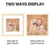 Vittanly 12x12 Picture Frame, Display Pictures 8x8 with Mat or