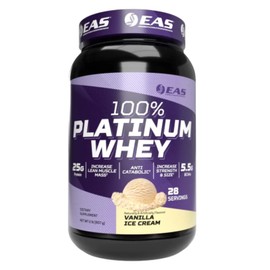 Experimental and Applied Sciences 100% Platinum | 3 Ultra-Platinum Whey Proteins | Increase Size & Strength | 25g Protein, 5.5g BCAAs | 2 Pound (Vanilla Ice Cream)