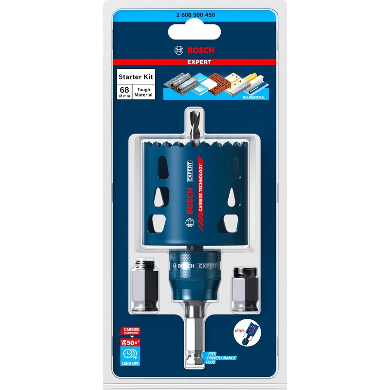 Bosch Professional 1x Expert Tough Material Hole Saw Starter Kits