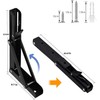 AUTOHJ Folding Shelf Brackets 24 inch 4 Pcs - DIY