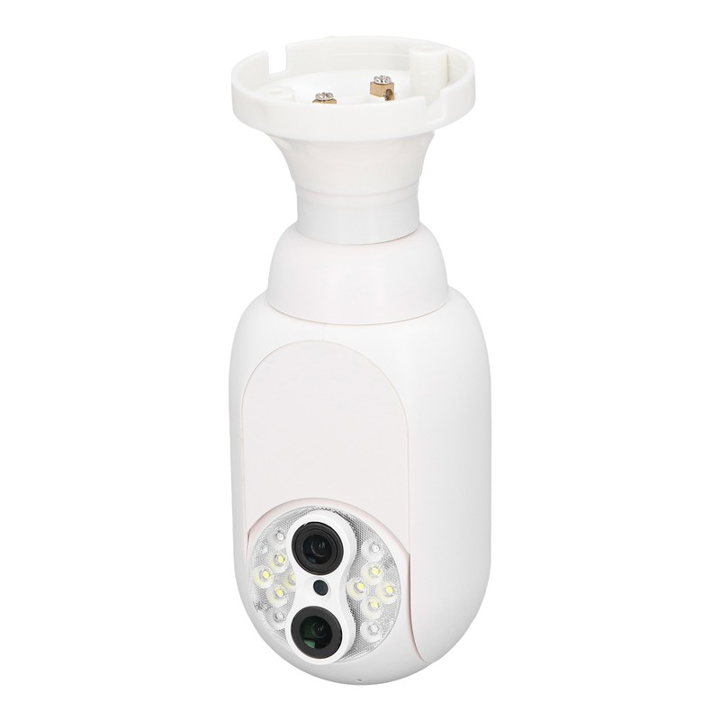 Home Security Camera 1080P Dual Lens 15X Magnification E27 Colorful