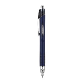 uni-ball® Jetstream™ RT Retractable Ballpoint Pens, Fine Point, 0.7 mm, Blue Barrel, Blue Ink, Pack Of 12