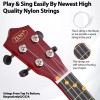 Segawe 21'' Soprano Ukulele Beginners Kit w/ Digital Tuner Pick