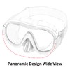 Diving Mask , Professional Anti-Fog Snorkel Goggles, Anti-Leak Swim Mask