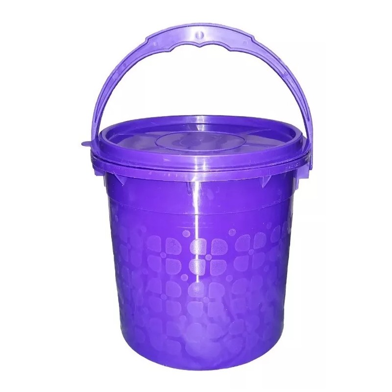 Boris 2 Cubetas Con Tapa De Platico 3 Litros Bote