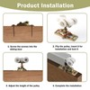 3/4 Inch RV Pocket Door Rollers, 2 Pack