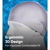 Speedo Unisex Adult's Plain Moulded Swim Cap, Black, One Size