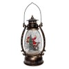 Kurt Adler 10.24-inch Battery Operated LED Santa Swirling Water Lantern