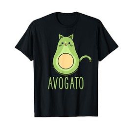 Cute Funny Avocado Cat Kawaii Avogato Cinco De Mayo Gift T-Shirt