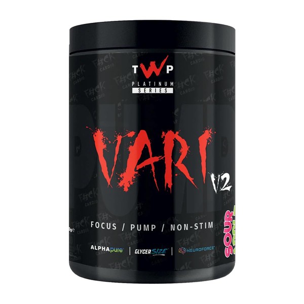 TWP Nutrition Platinum Series VARI V2, Non Stim Focus and
