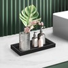 Bathroom Counter Tray,EG-SIPRO High-Grade Thickened Silicone Bathroom Vanity Tray,Shatterproof Durable