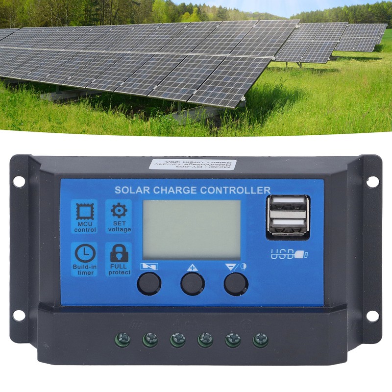 Solar Charge Controller LCD Automatic Identification with 5V Smart 2