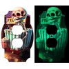Off The Wall Plates - Movie Skeleton Popcorn Glow in