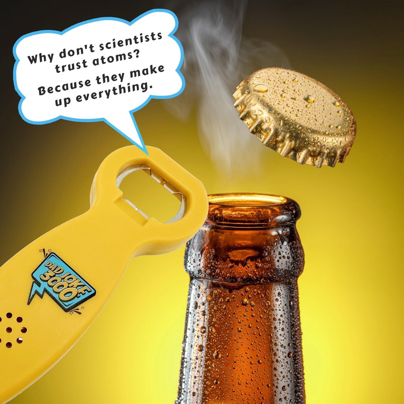 Dad Joke Talking Bottle Opener, Christmas Stocking Filler for Dad,
