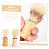 TOVINANNA 2 Pack Shave Brush Men's Haircare Wood Handle Beard