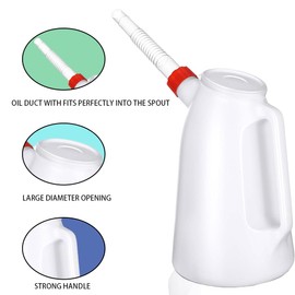 1.26 Quart Oil Measuring Container, Oil Container Automotive 1 Pack, Motor Oil Dispenser for Filling Automobile Engine Oil, Gear Oil, Motorcycle Engine Oil, Etc