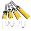 Gasea 4pcs 1/4 Inch Shank Flush Trim Pattern Template Router