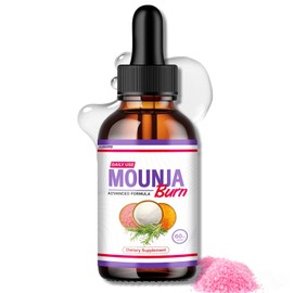 Mounja Burn Drops Dietary Supplement Drops,1 Bottle of Premium Mounja Burn Tea Drops,MoujaBurn Pro Liquid Drop,MoujaBurn Pink Salt,1PC