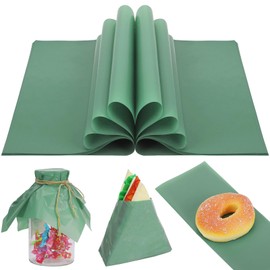 150Pcs Bluish Green Deli Paper, 9.8 x 8.3in Bluish Green Proof Food Deli Sandwich Wrap Grease Resistant Paper for Home Kitchen