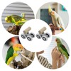 Parrot Toys,1 Pair Roller Skate Bird Toys for Parakeets -