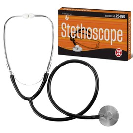 Stethoscope for Adults and Pediatrics - Standard Head Stethoscopes for Nurses, Doctors, EMTs - Estetoscopio Profesional