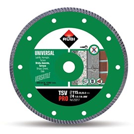 Rubi - General Purpose Diamond Blade, Turbo, 25917,Grey,115 mm