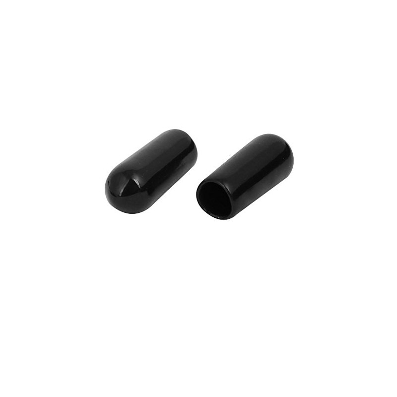 sourcing map 5mm Inner Dia Rubber Hose End Cap Screw
