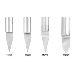 Amana Tool - 45621 Solid Carbide 30° Engraving 0.035 Tip Width x 1/4" Shank Sign