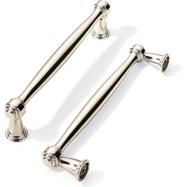 khtumeware 10 Pack Polished Nickel Cabinet Pulls 3 Inch(76mm) Hole Centers Cabinet Pulls Kitchen Cabinet Hardware for Cupboard Drawer Handles Dresser Pulls