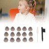 Hearing Amplifier Plugs Double Layers Silicone Ear Plug Tips Dome