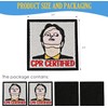 CPR Certified Patch, 2 Pcs Embroidered Morale Patches with Hook