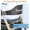 Soundfuse Rollator Walkers for Seniors with Seat, Foldable Lightweight Rolling
