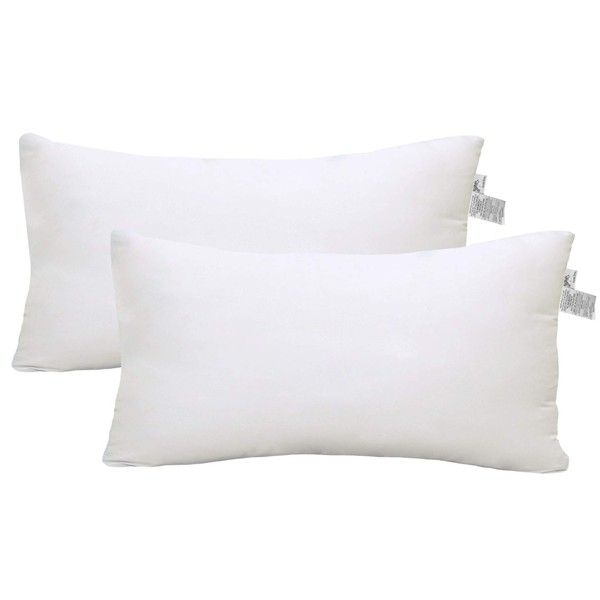 ACCENTHOME Cushion Inner Pads (Pack of 2) 12" x 20"