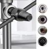 Shallho Double Head Pipe Screw Extractor, Water Pipe, Damaged Screws,