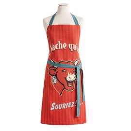 Coucke Printed Cotton Apron, Made in France