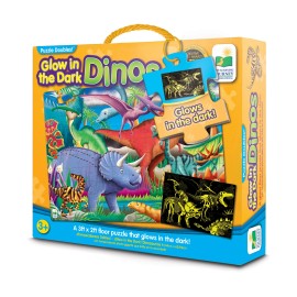 The Learning Journey New - The Learning Journey Puzzle Doubles! - Glow in the Dark Dinos: 100 Pcs