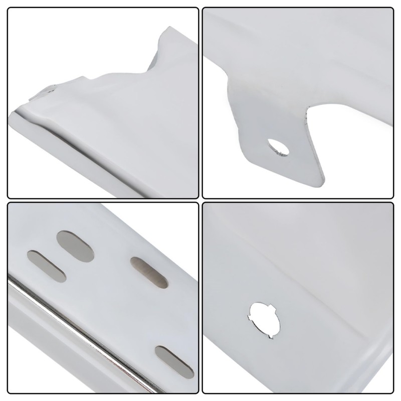 labwork Right Side Rear Bumper Chrome End Cap Replacement for