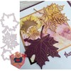 3Pcs/Set Maple Leaf Metal Cutting Dies,Maple Leaf Metal Template Molds