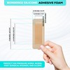 MedVanceTM Silicone - Bordered Silicone Adhesive Foam Dressing, 2"x5" (1.2"x3.4"