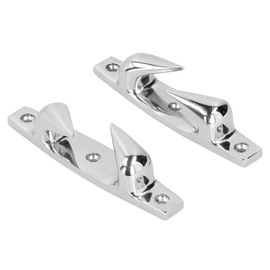 Bow Chocks， Terisass Rope Cleat Hook ​2pcs 4.69in Rope Guide Cleat Anchoring Mooring Cleats Left Right 316 Stainless Steel Fairlead for Marine Boat Yacht