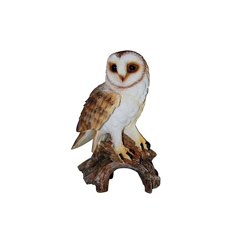 Barn Owl Real Life Ornament by Vivid Arts