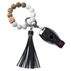 Tukellen Wristlet Keychain Silicone Bracelet with Car Keychian, Women Beaded