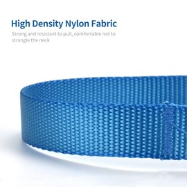 AUDWUD Thick Nylon Collar,Classic Adjustable Dog Collar in Multiple Colors,Suitable for Small,Medium and Large Dogs,4 Sizes