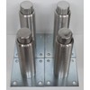 Component Hardware NSF A48-5048-C 6" Stainless Steel Adjustable Leg"set of