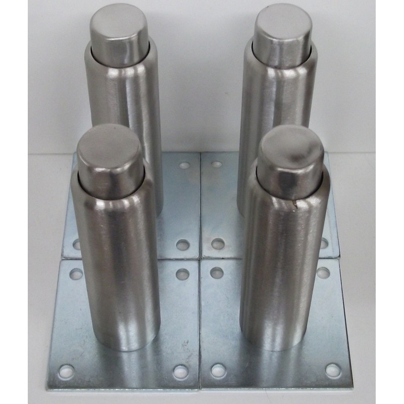 Component Hardware NSF A48-5048-C 6" Stainless Steel Adjustable Leg"set of