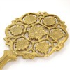 Brass Antique Trivet Gold Made in Italy