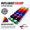 Silicon Lug Nut Covers Black 21mm | Flexible & Durable